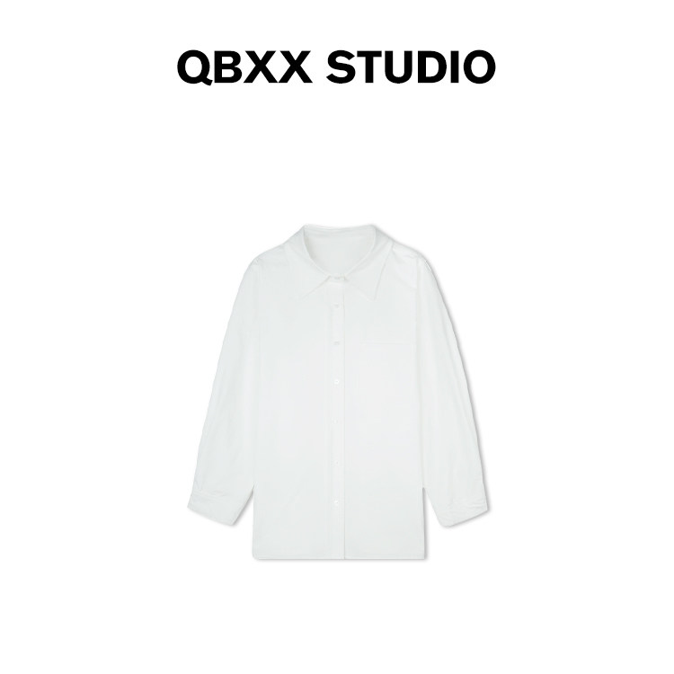 铅笔小鑫大码女装 法式简约慵懒松弛宽松显瘦单排扣衬衫,女装/女士精品,大码内搭,淘宝优惠券,粉丝福利购,淘宝优惠卷