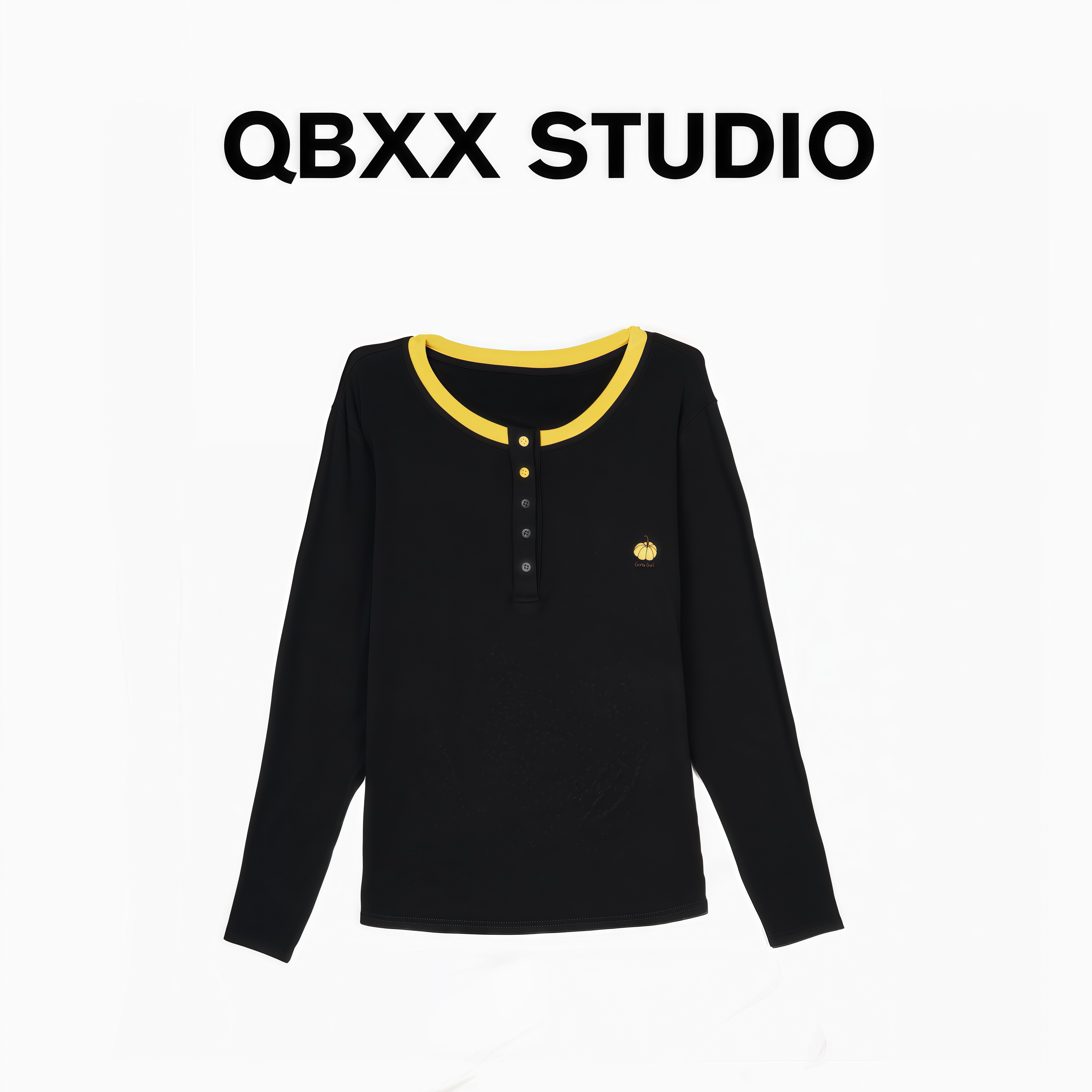 铅笔小鑫大码女装 休闲简约高品刺绣装饰撞色吸睛修身打底T恤,女装/女士精品,大码内搭,淘宝优惠券,粉丝福利购,淘宝优惠卷