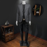 2026新款男士修身休闲西装外套西服单西D225-2310P165，男装西服套装，电商D225