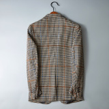 男士潮流格纹小西装修身加厚上衣西服外套121P180，男装西服，电商D225