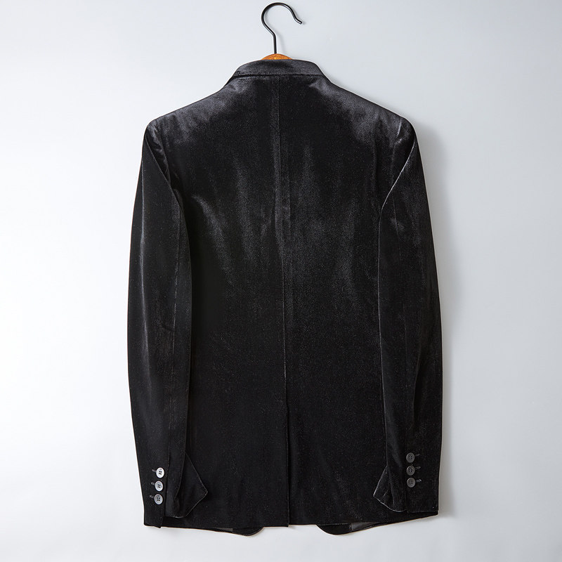 2021金丝绒小西装男士商务休闲西服6801P180,男装西服,电商D225