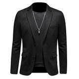 新款秋季新款男装西服弹力印花潮流便西休闲西装XCX2308P180，男装西服套装，电商D225