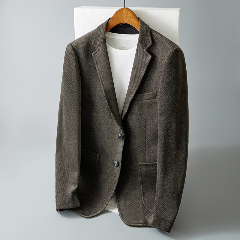 男士厚款西装外套商务休闲西服男6101P165,男装西服套装,电商D225