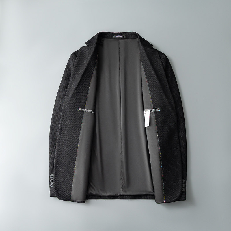 2026秋季新款男装西服弹力印花潮流便西休闲西装2308P180,男装西服,电商D225