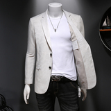 男士休闲西装上衣修身潮流西服小西装假模图801P155，男装西服，电商D225