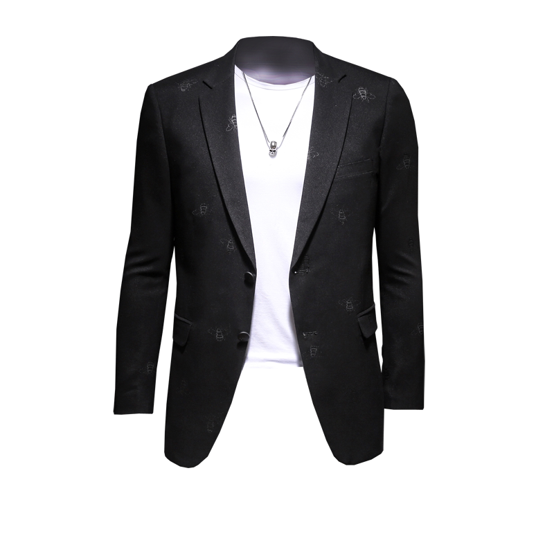 男士潮流修身上衣青年帅气小西装小蜜蜂西服假模图788P165,男装西服,电商D225