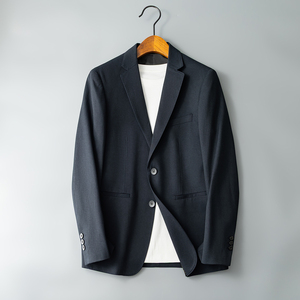 新款秋冬新款西服 休闲复古天丝棉西装男2501P165图片
