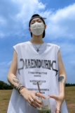 夏季潮流字母印花无袖T恤宽松汗背心DT508P25控38，男装背心/马甲，电商A247