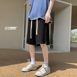 夏季时尚百搭宽松冰丝垂感短裤五分裤A29特批P25控38，男装休闲裤，电商A247