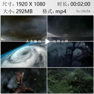 航拍龙卷风乌云翻滚风起云涌树枝被刮断昆虫吹到空中实拍视频素材