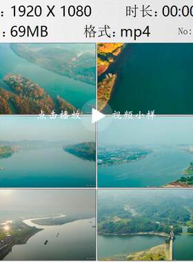 航拍湖南永州市萍岛潇水汇入湘江潇湘大地高清实拍视频素材