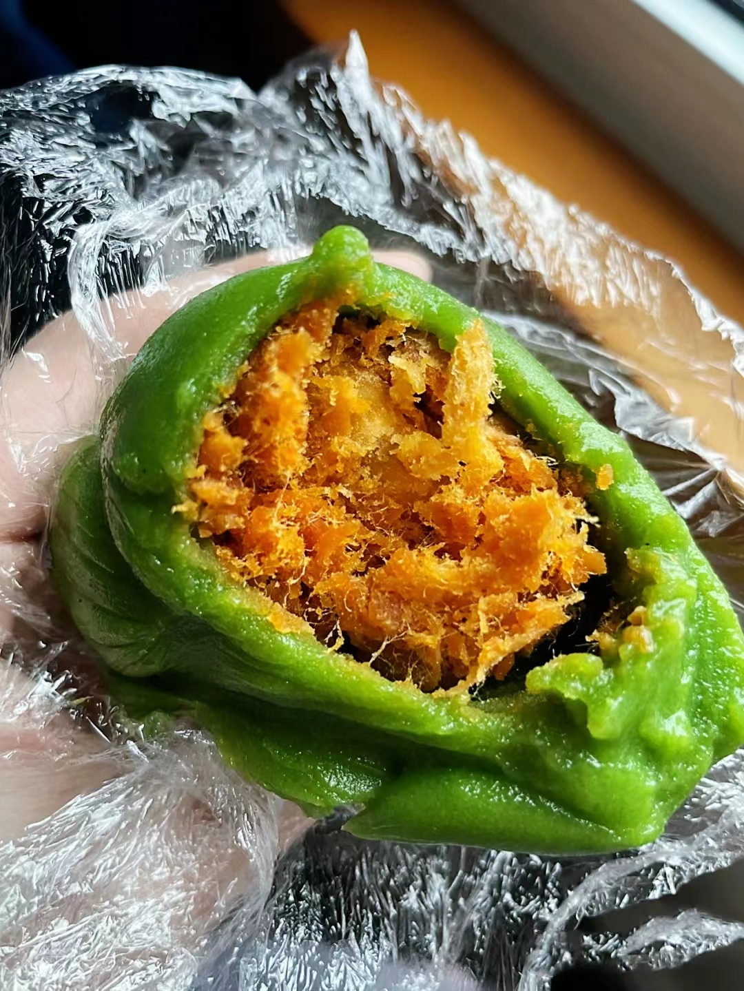 南京【许阿姨糕团店】蛋黄肉松青团 传统美食糯米糕团 四个装