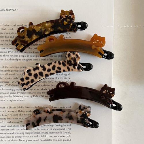 韩国可爱猫咪香蕉夹发饰