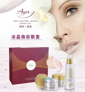 德国Ayer爱雅 眼部套3件套眼霜眼精华防敏水眼部套