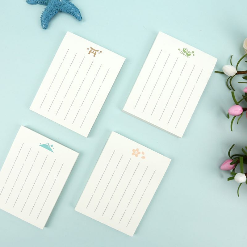 晨光和风系列便利贴YS-245/YS-246横线便利贴 80页 竖线排 优事贴