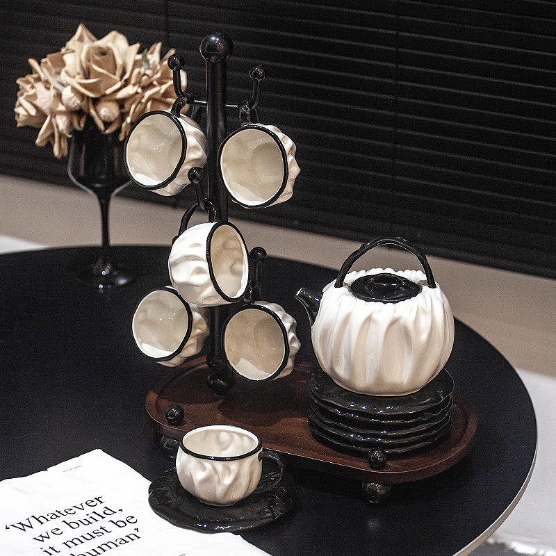 复古桌面咖啡杯碟马克杯喝水杯子茶杯茶壶茶桌置物收纳架悬挂杯架,家庭/个人清洁工具,杯架,淘宝优惠券,粉丝福利购,淘宝优惠卷
