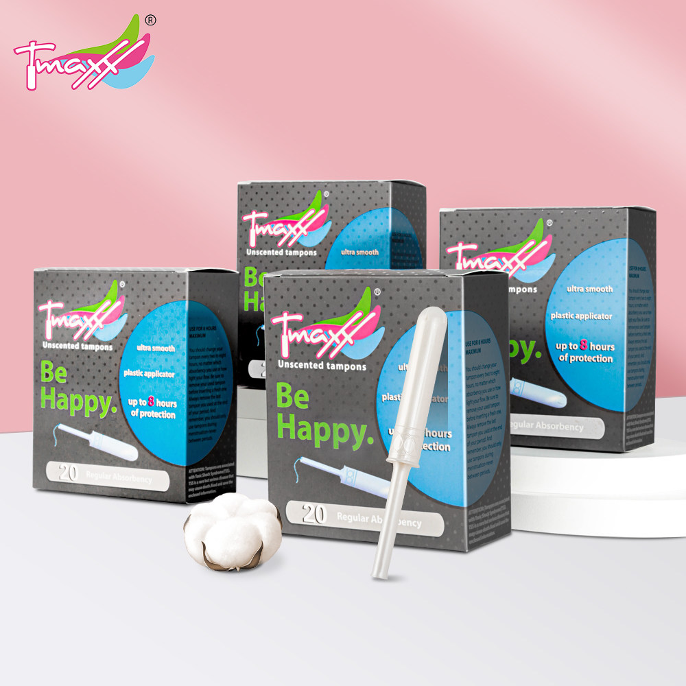 Tmaxx卫生棉条进口导管置入式月亮杯月事杯强吸收Tampons