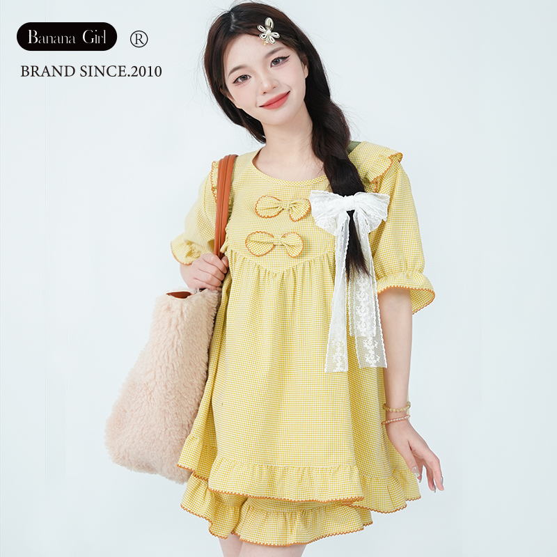 bananagirl夏季韩版女士睡衣
