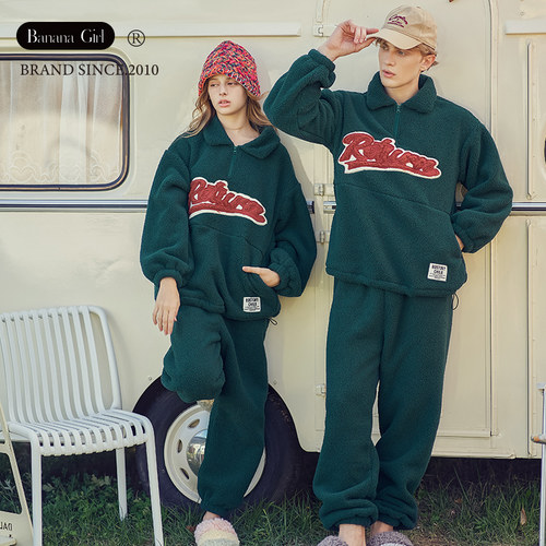 bananagirl情侣加厚冬季睡衣