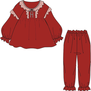 bananagirl睡衣女秋冬长袖珊瑚绒加厚保暖家居服大码两件套可外穿