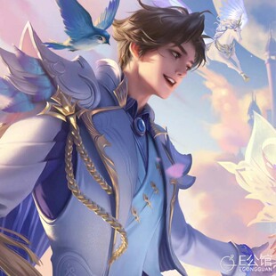 E公馆王者荣耀cos服孙策挚爱之约cosplay游戏服装套装cos男装