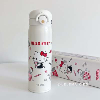 台湾膳魔师THERMOS hellokitty联名可爱保温杯不锈钢超轻便携水杯