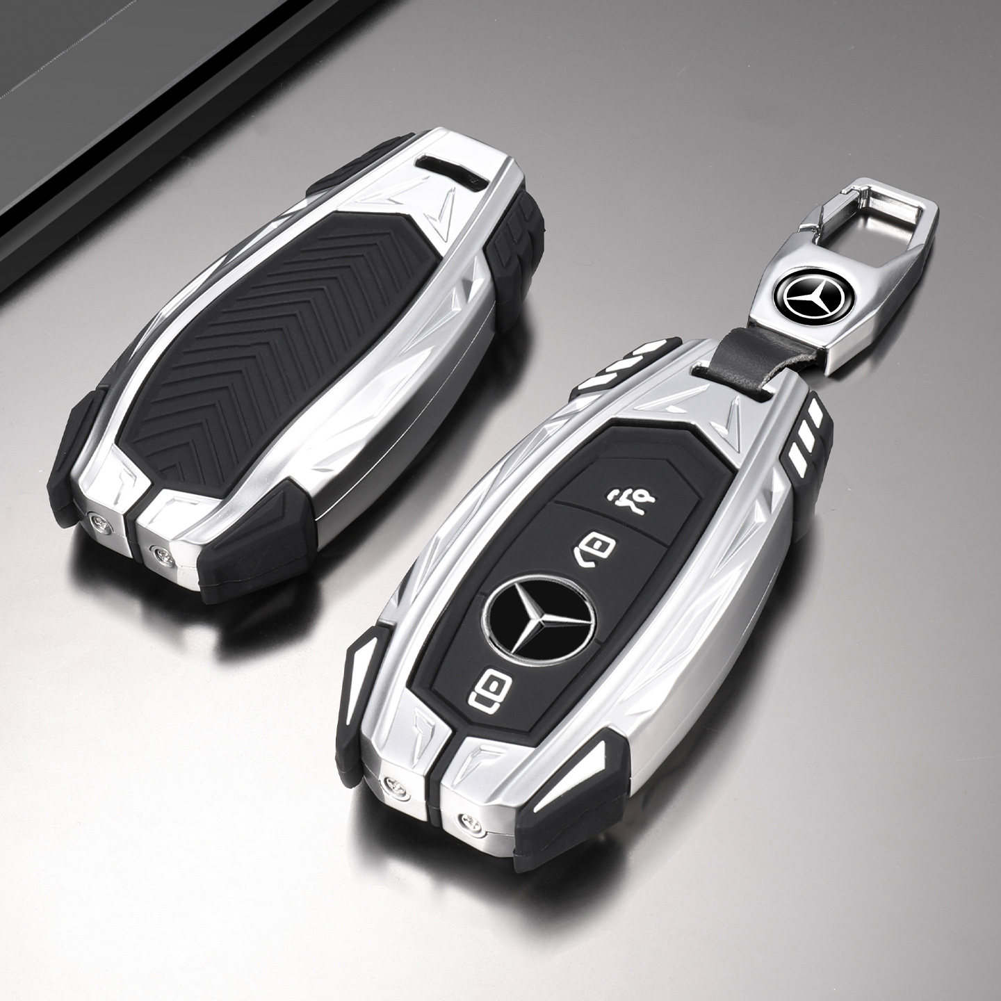 奔驰e300l钥匙套25新款c260l男glb220保护gle350壳glc扣gla包a200