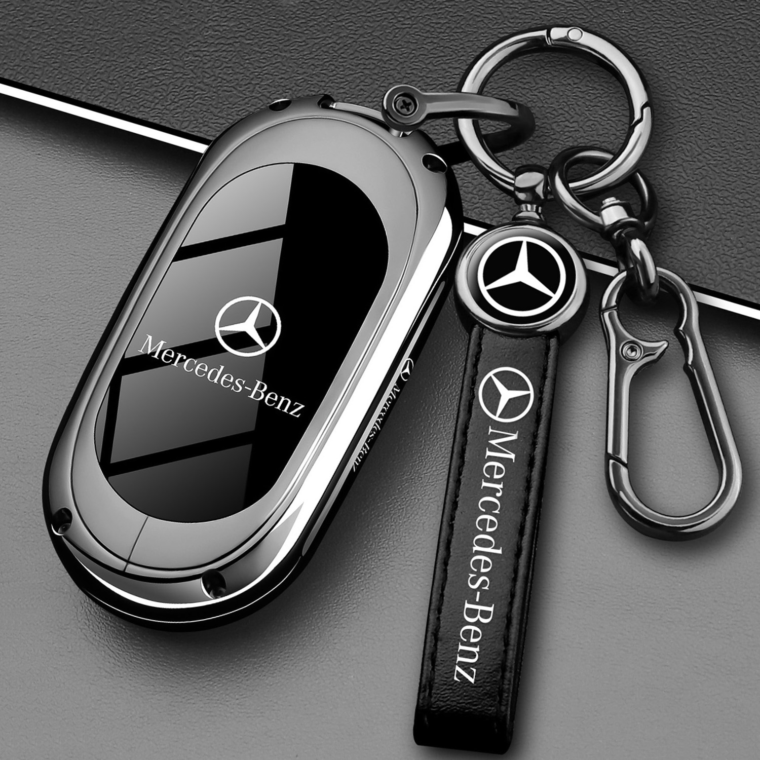 26款奔驰glc300L钥匙套2026新奔驰GLC260动感型车专用高级包壳扣