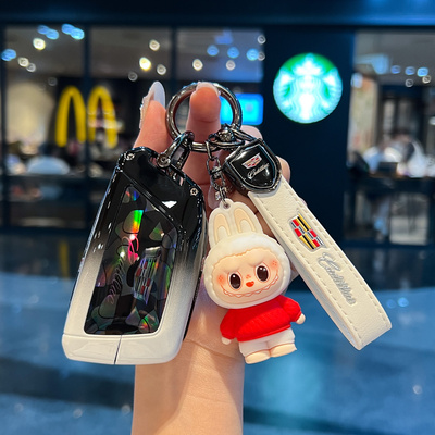 适用凯迪拉克钥匙套ct5 xt4扣ct6 xt5壳xt6 gt4迷彩ct4高端男女包