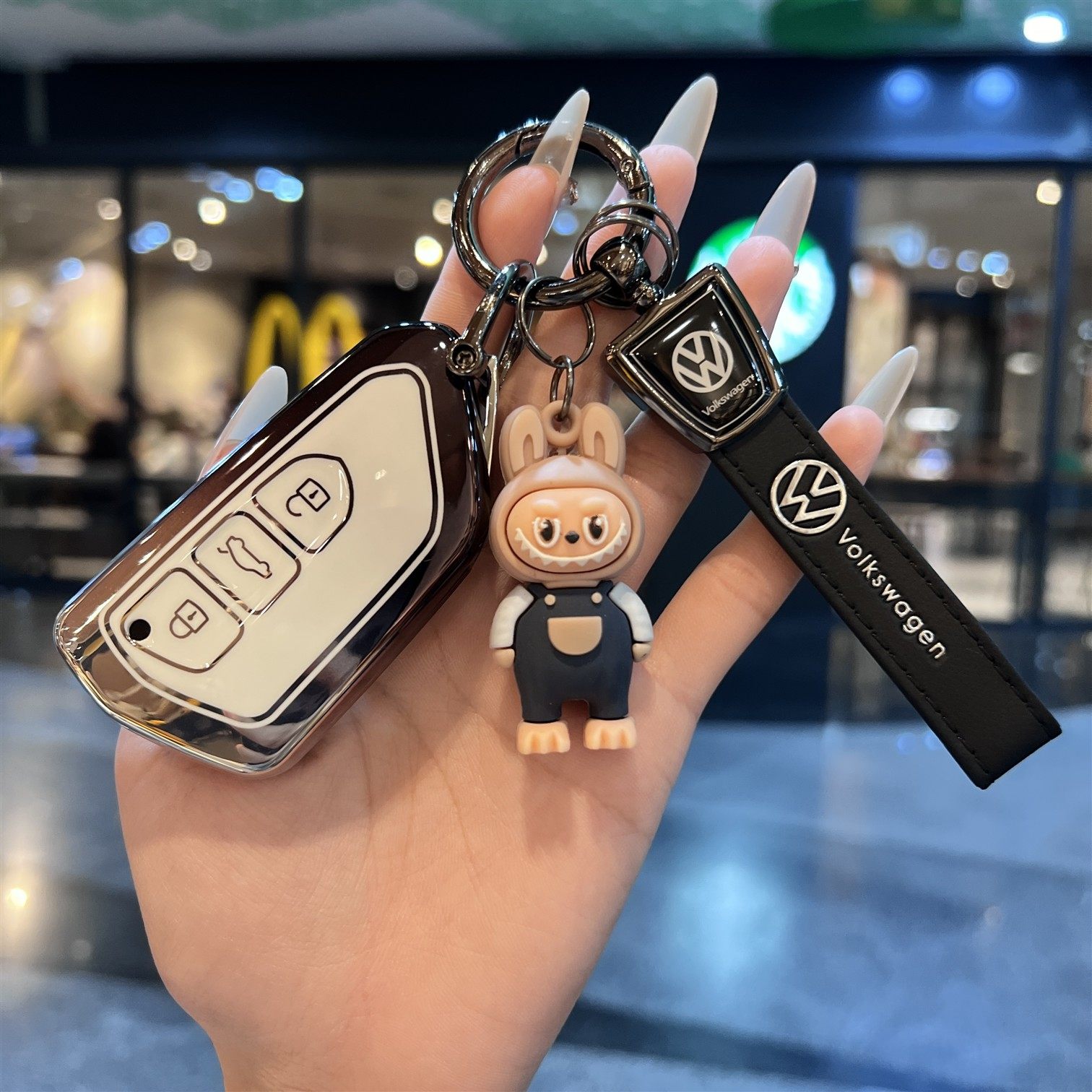 适用于大众高尔夫8钥匙套id4凌渡L揽巡id3迈腾帕萨特途观Lpro途昂