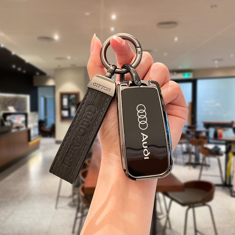 奥迪q3钥匙套2024款q2l汽车a6l a4l q5l a7l q7 a8 q4etron车壳扣