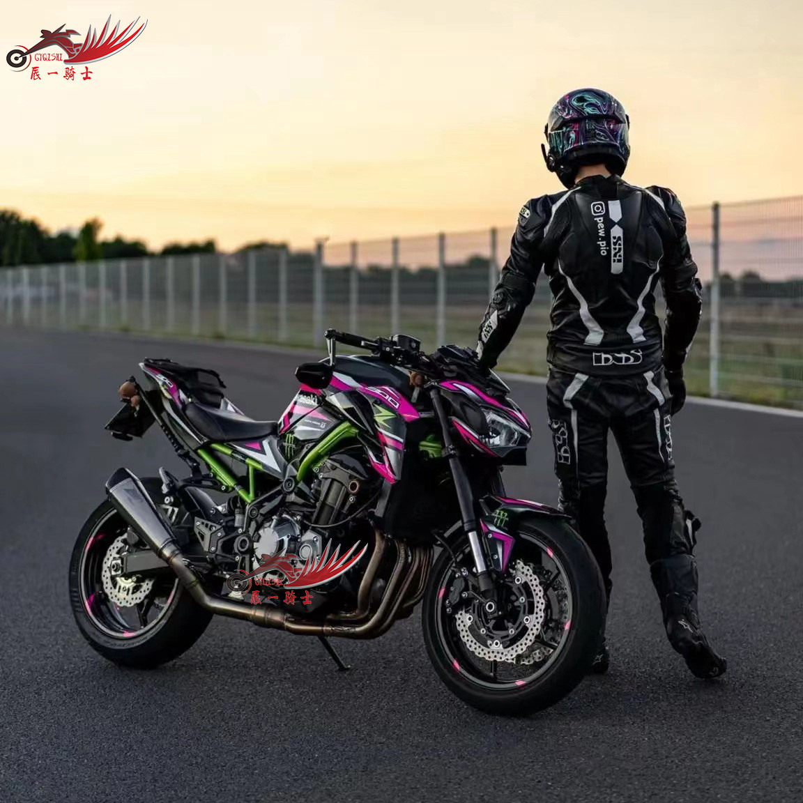 21新款川崎z900改装贴纸车身贴全车保护贴膜车身防水贴花版画拉花