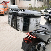 适用夏德铝合金尾箱贴纸后备箱贴花SHAD TR48贴画装 饰贴膜保护膜