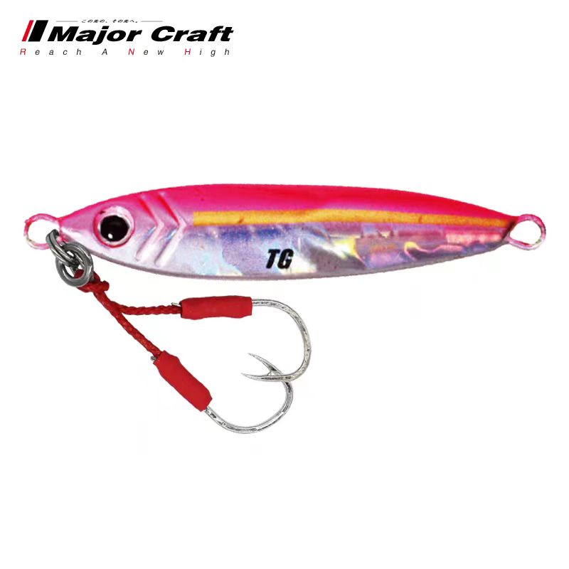 MajorCraft日本马牌JPTG钨钢远投路亚铁板饵80-120克海钓速沉假饵
