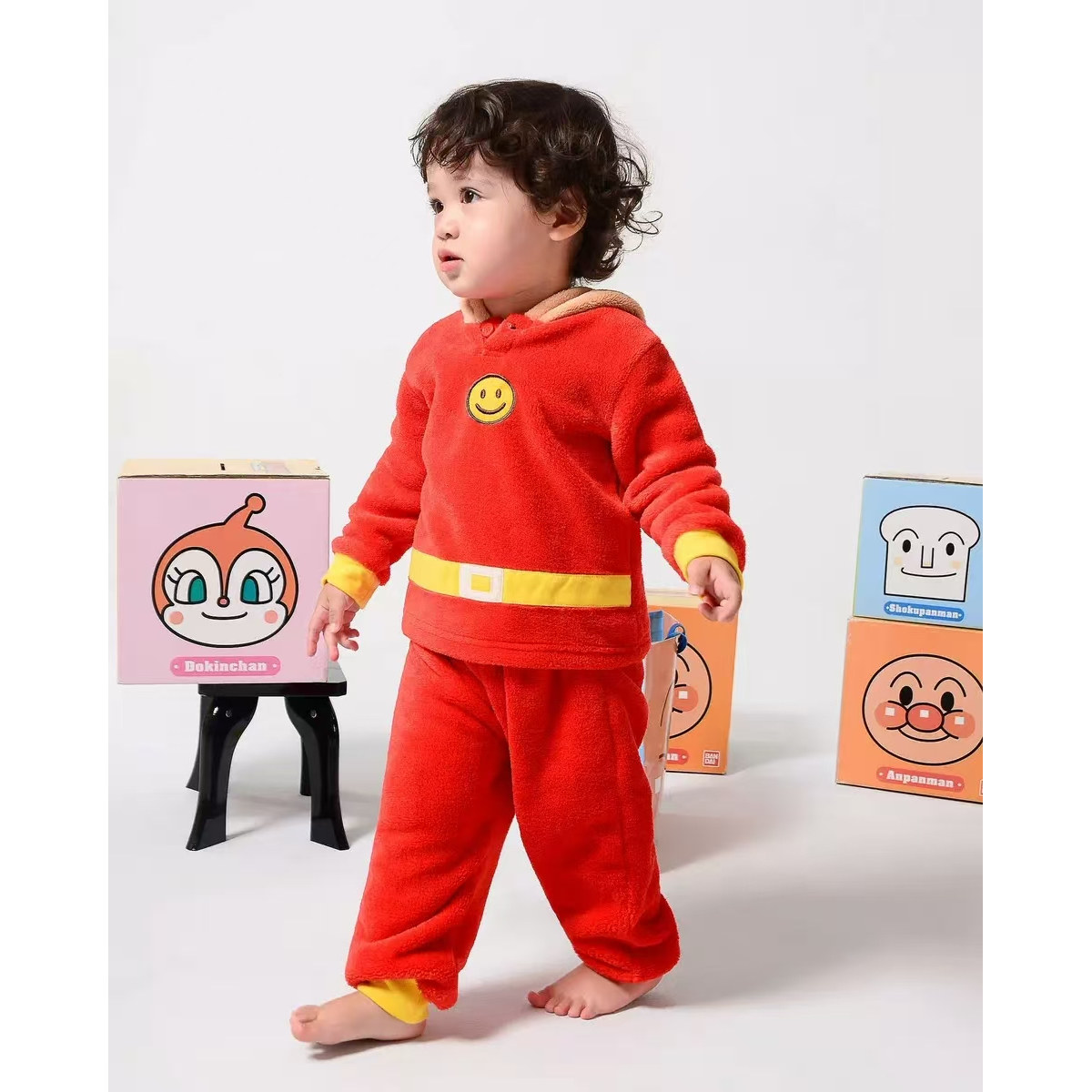 R&TDUDU面包超人正品童装秋冬儿童分体柔软舒适家居服套装身高+10
