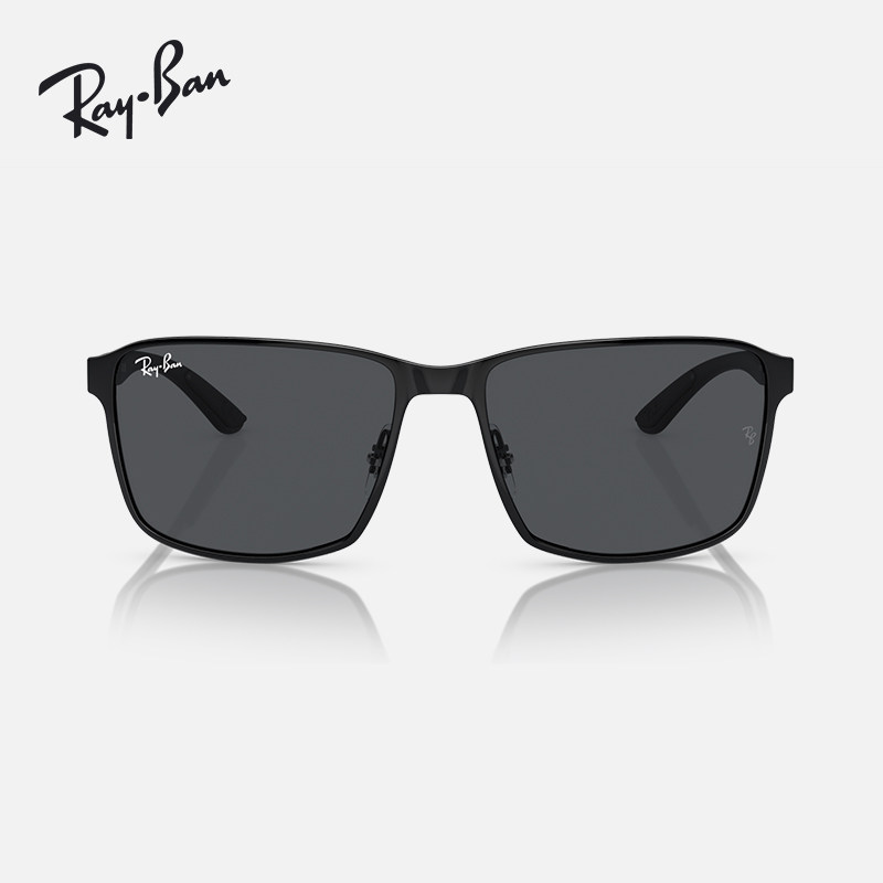 RayBan雷朋太阳镜渐变方形框时尚眼镜男女款运动防晒墨镜0RB3721