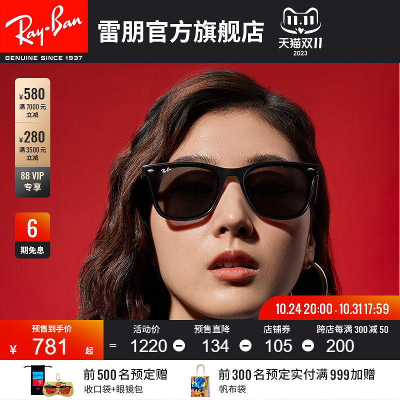 【预售】RayBan雷朋太阳镜潮酷出游黑超偏光墨镜0RB4391D使用感如何?