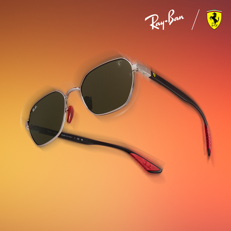 RayBan雷朋法拉利联名太阳镜男女同款眼镜潮酷墨镜0RB3794M可定制