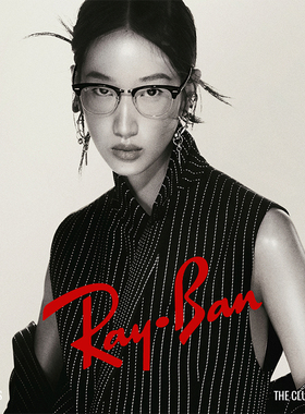 RayBan雷朋光学镜架派对达人款半框式板材男女近视眼镜框0RX5154