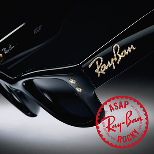太阳镜0RB4940B puffer方形男女款 RayBan雷朋ASAP ROCKY联名带钻款