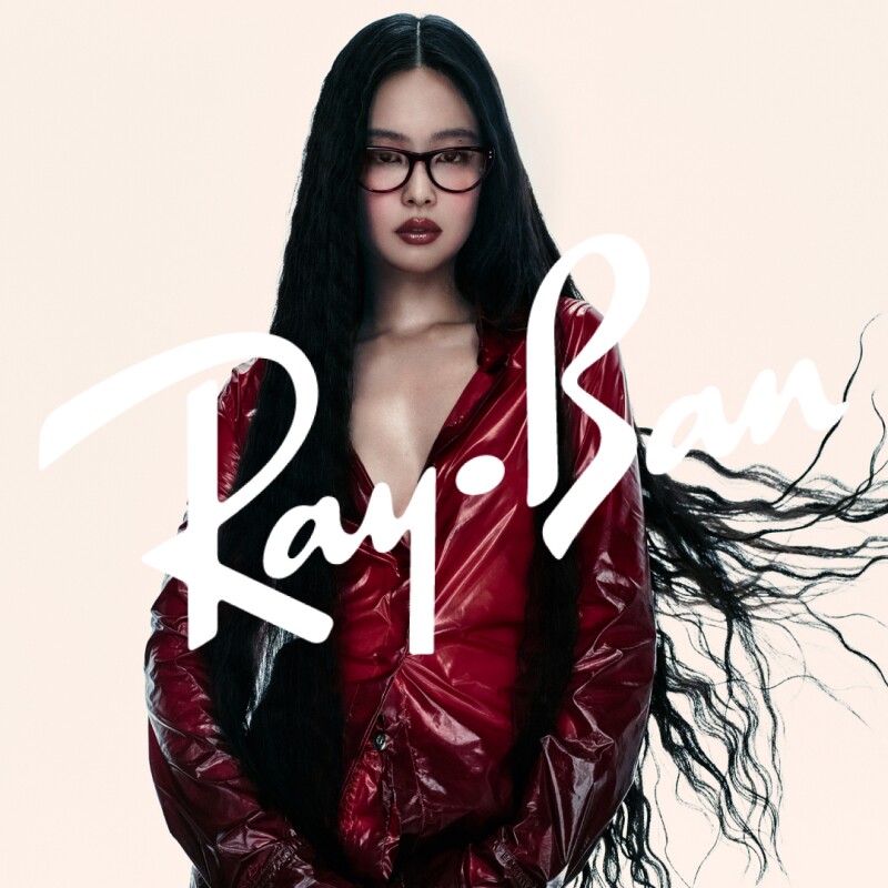 【Jennie同款】雷朋方形猫眼近视镜男女款光学镜框0RX5449D可配镜