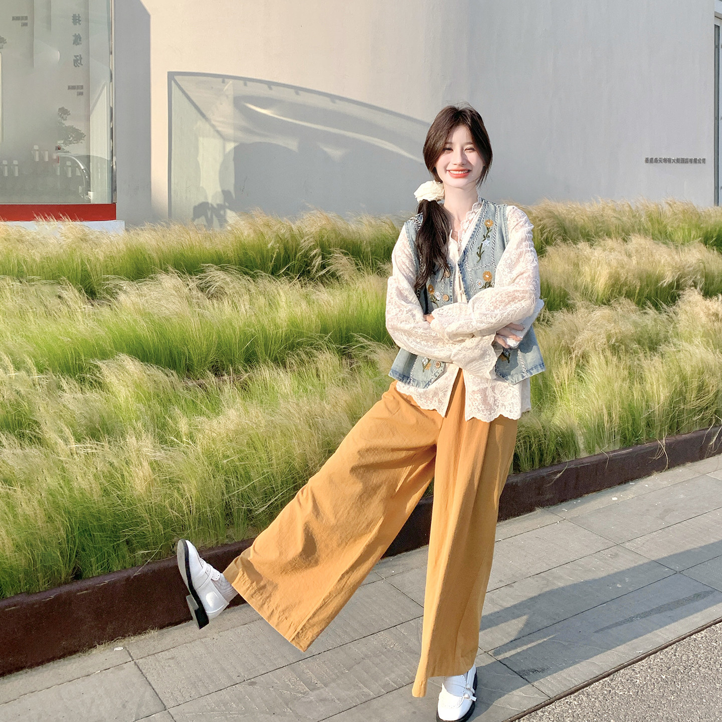 独特漂亮韩系套装女春季2026新款