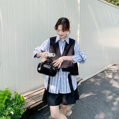 氛围感超火复古小个子套装女春季