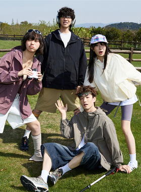 ADERBEN速干冰丝防晒衣男宽松夏季2026潮牌户外薄款情侣休闲外套
