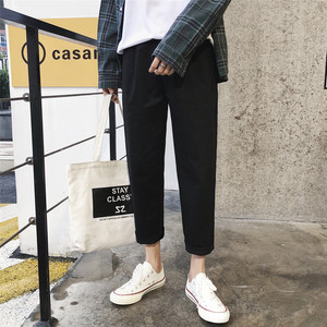 秋季新款潮流宽松直筒裤