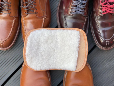 皮鞋抛光羊毛手套文玩玉石擦拭