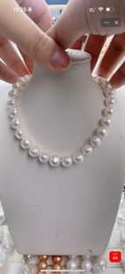 稀有无核大石头珍珠项链