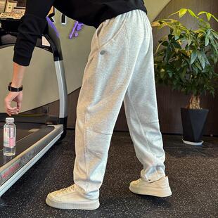 卫裤男士春秋冬季新款潮牌痞帅宽松阔腿直筒裤子潮流运动休闲长裤