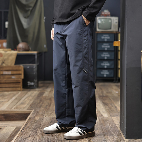 it neith BIAS潮牌秋冬户外三防直筒休闲裤男保暖阔腿工装冲锋裤