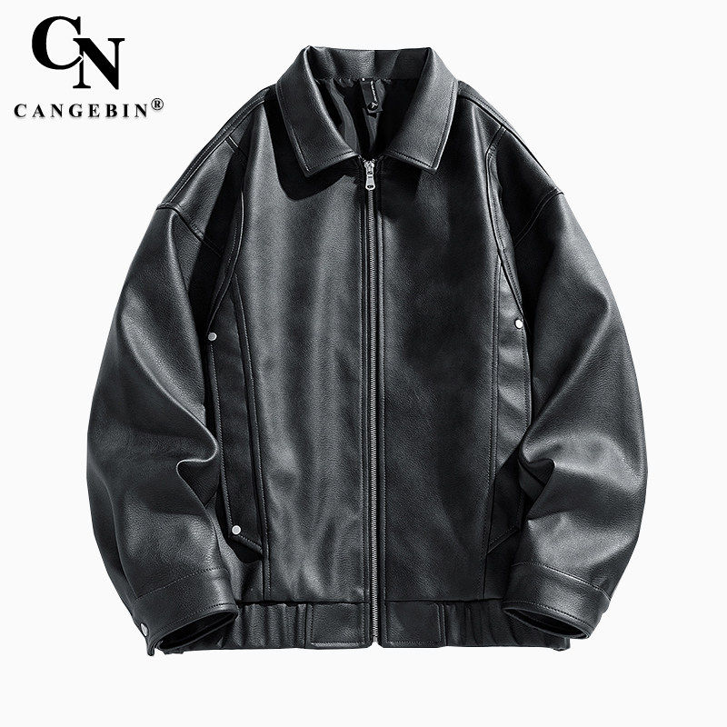 真皮皮衣外套男春秋美式痞帅2026新款复古高级感飞行牛皮羊皮夹克